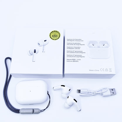 AirPods Air pro 2nd Gen Clone - Wireless Bluetooth Earbuds with Mic & Charging Case
