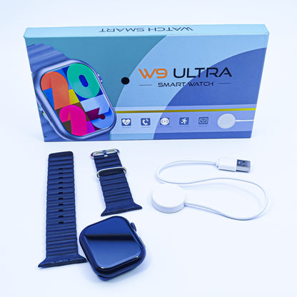 W9 Ultra Smart Watch – 1.92” HD Display, Wireless Charging, Fitness Tracker, Water-Resistant Smartwatch