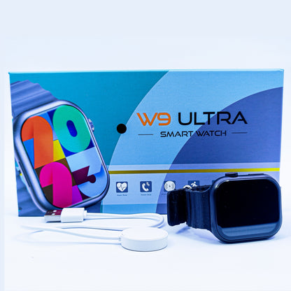 W9 Ultra Smart Watch – 1.92” HD Display, Wireless Charging, Fitness Tracker, Water-Resistant Smartwatch