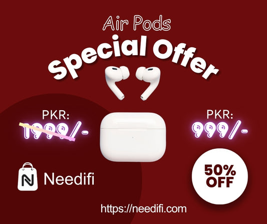 AirPods Air pro 2nd Gen Clone - Wireless Bluetooth Earbuds with Mic & Charging Case